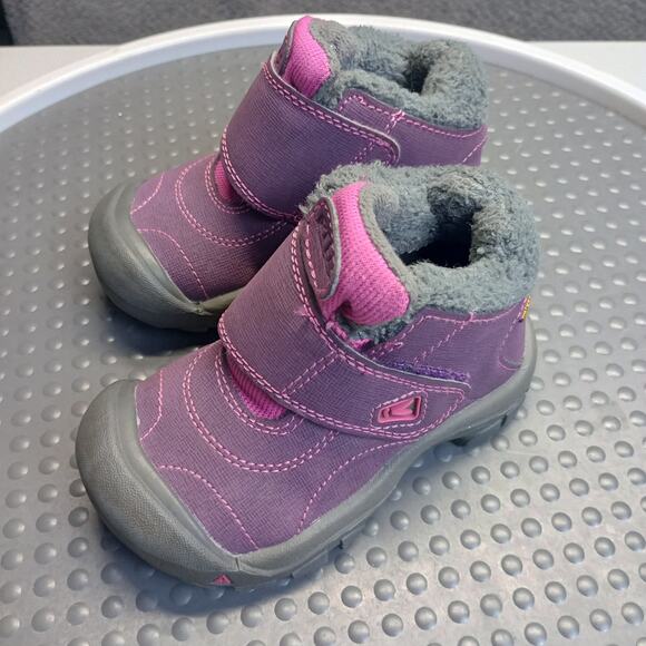 Keen Kootenay Waterproof Kids Mid Lined Snow Winter Boots - Picture 2 of 7